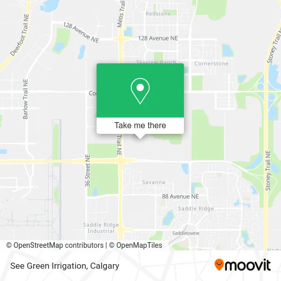 See Green Irrigation map