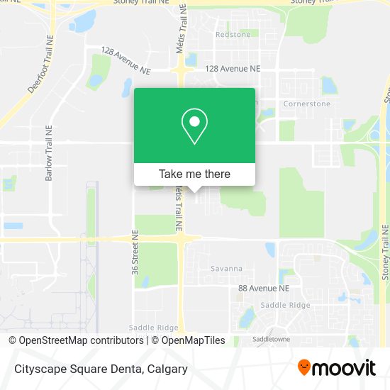 Cityscape Square Denta map