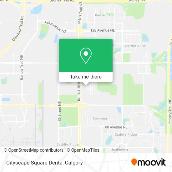 Cityscape Square Denta map