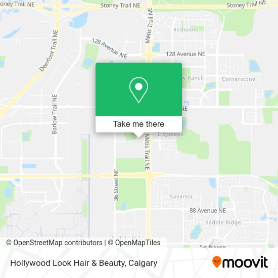 Hollywood Look Hair & Beauty map