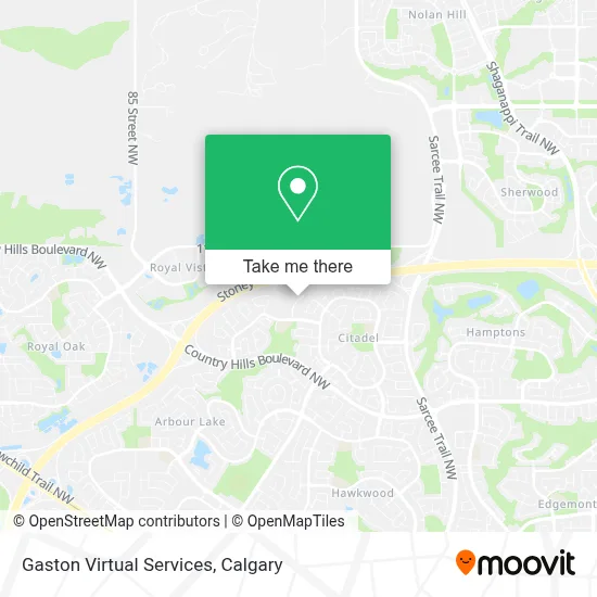 Gaston Virtual Services map
