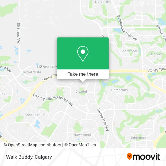 Walk Buddy map