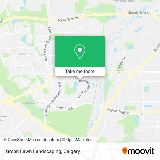 Green Lawn Landscaping map