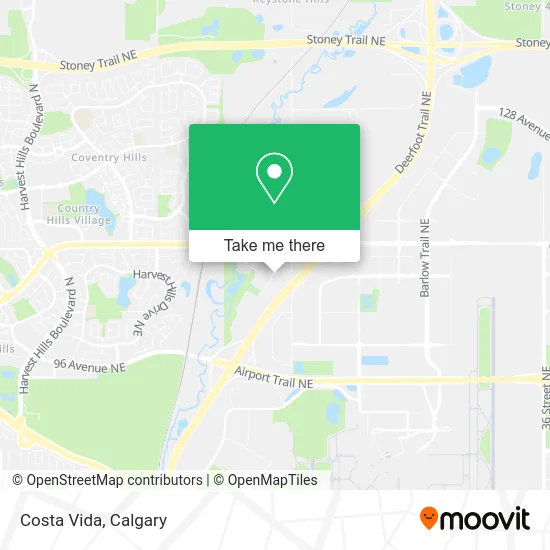 Costa Vida map