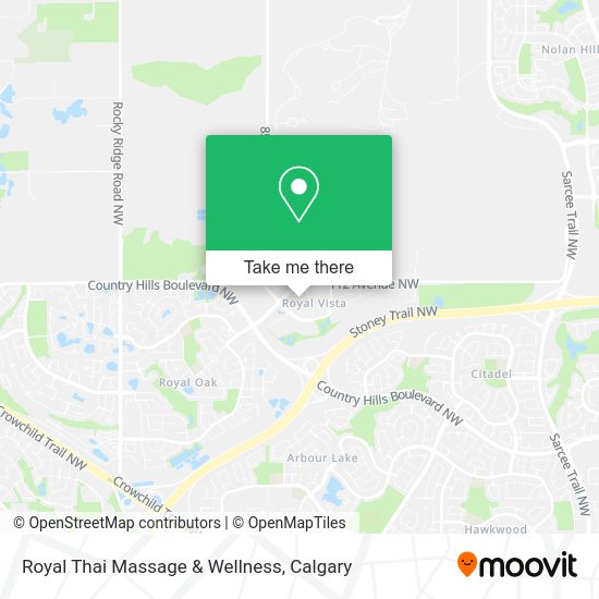 Royal Thai Massage & Wellness map
