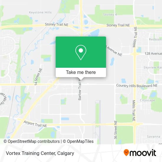 Vortex Training Center map