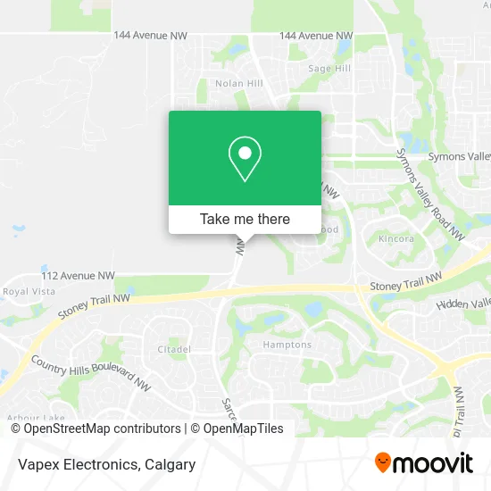 Vapex Electronics map