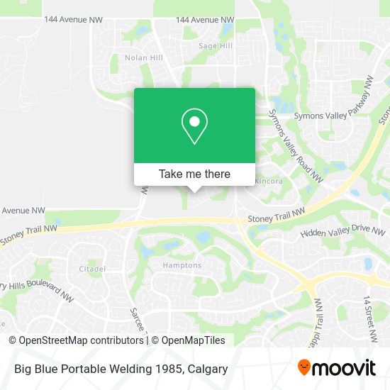 Big Blue Portable Welding 1985 map