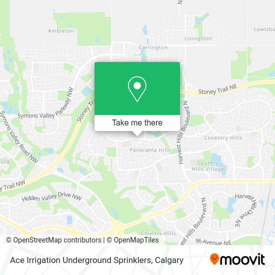Ace Irrigation Underground Sprinklers plan