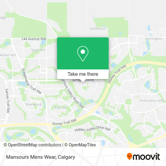 Mansours Mens Wear map