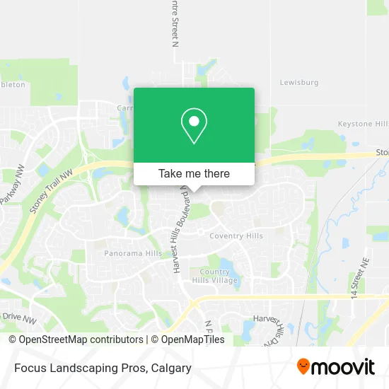Focus Landscaping Pros map