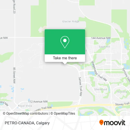 PETRO-CANADA map