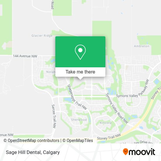 Sage Hill Dental map