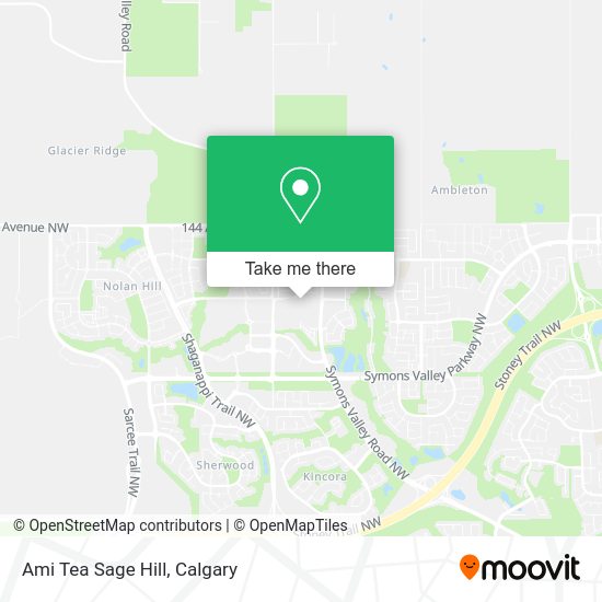 Ami Tea Sage Hill plan