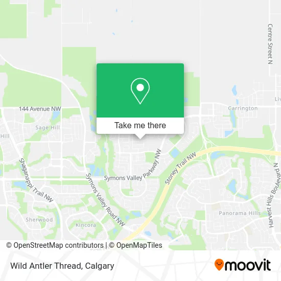 Wild Antler Thread map