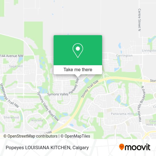 Popeyes LOUISIANA KITCHEN map