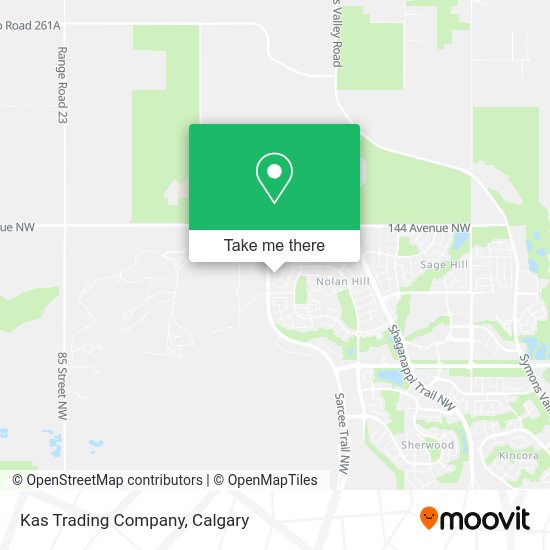 Kas Trading Company map