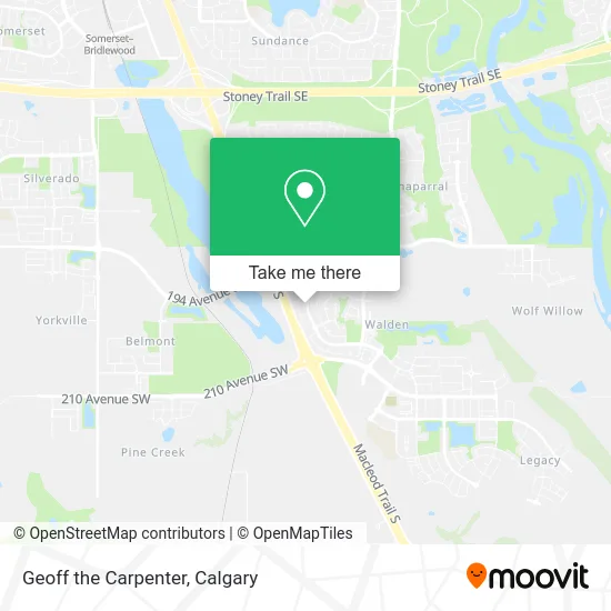 Geoff the Carpenter map