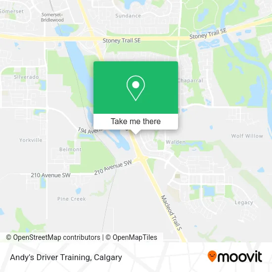 Andy's Driver Training map