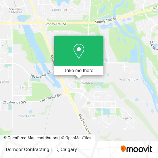 Demcor Contracting LTD map