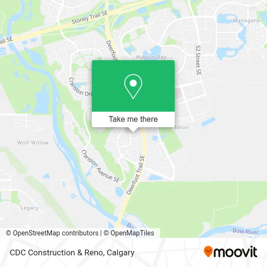 CDC Construction & Reno map