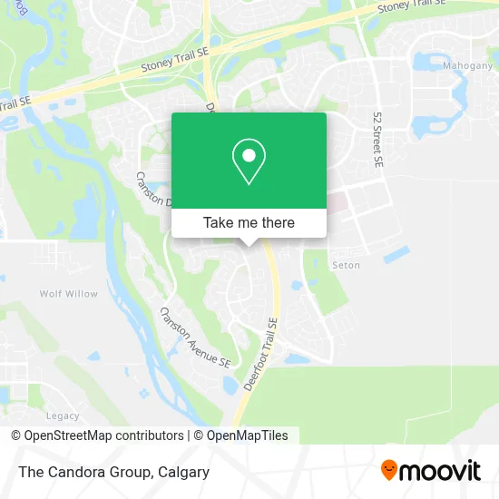 The Candora Group map