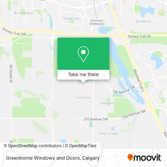 Greenhome Windows and Doors map