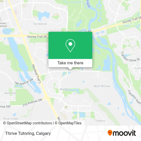 Thrive Tutoring map