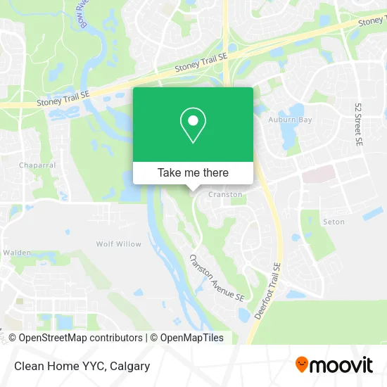 Clean Home YYC map