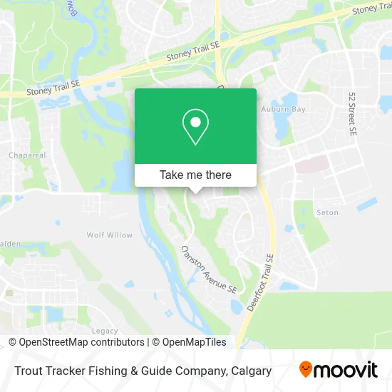 Trout Tracker Fishing & Guide Company map