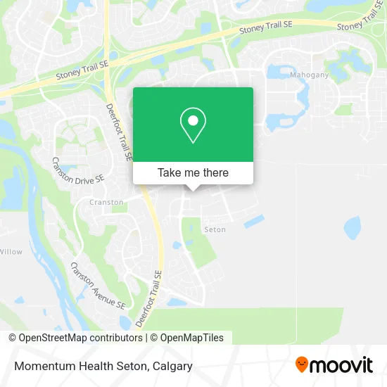 Momentum Health Seton map