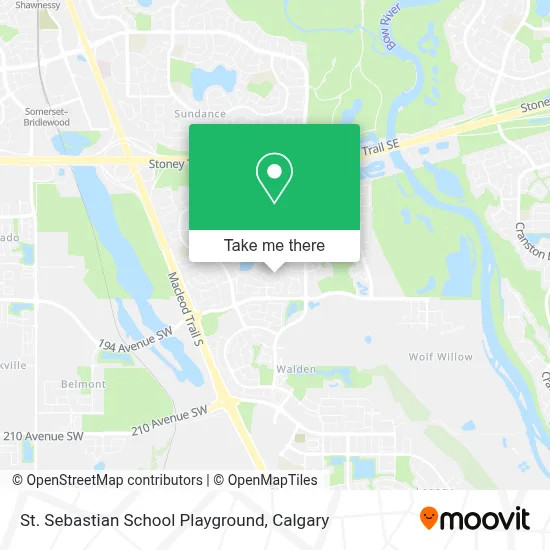 St. Sebastian School Playground map