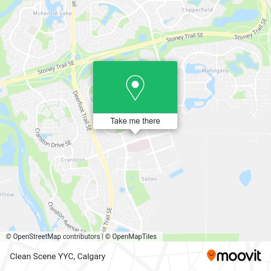 Clean Scene YYC map