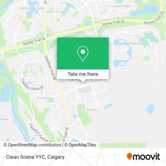 Clean Scene YYC map