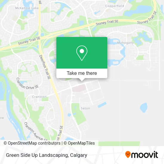 Green Side Up Landscaping map