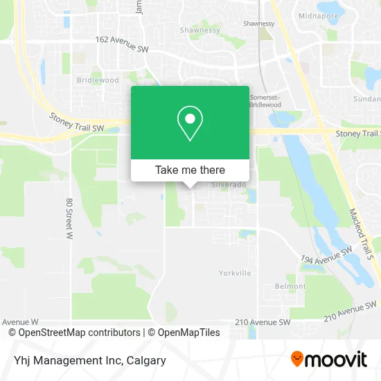 Yhj Management Inc map