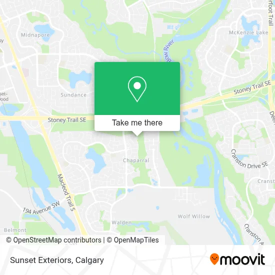 Sunset Exteriors map