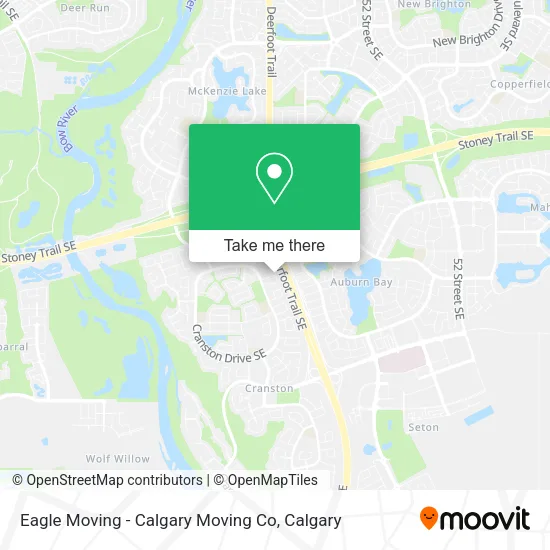 Eagle Moving - Calgary Moving Co map