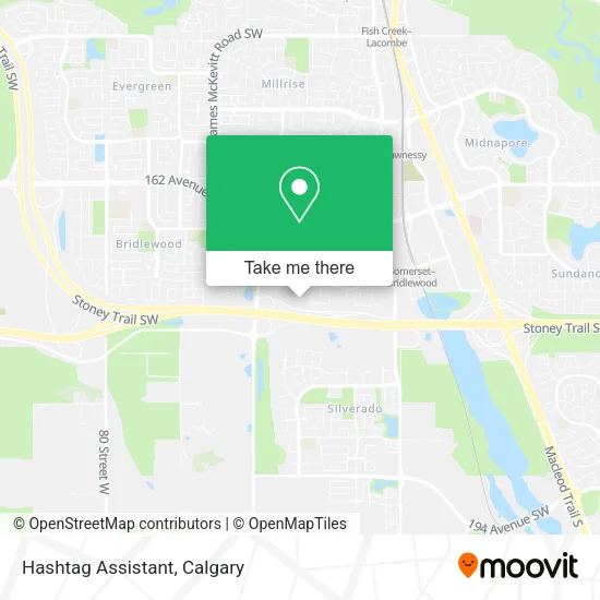 Hashtag Assistant map