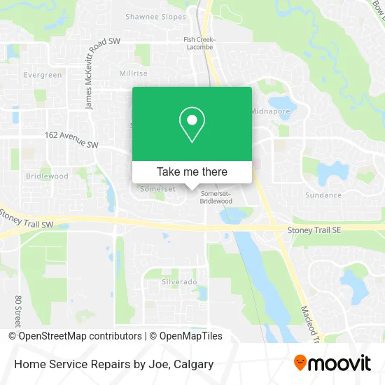 Home Service Repairs by Joe map