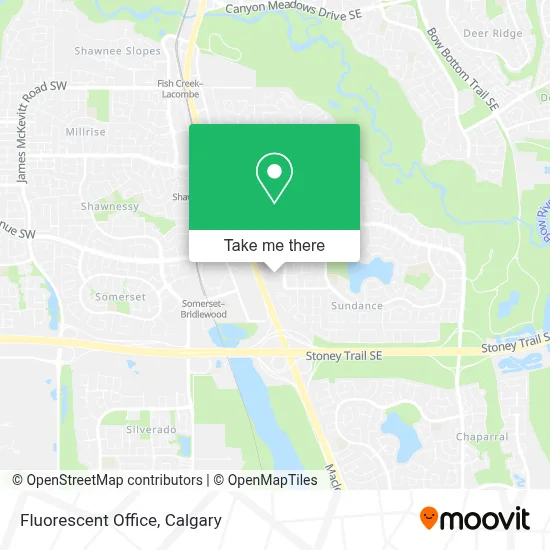 Fluorescent Office map
