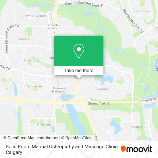 Solid Roots Manual Osteopathy and Massage Clinic map
