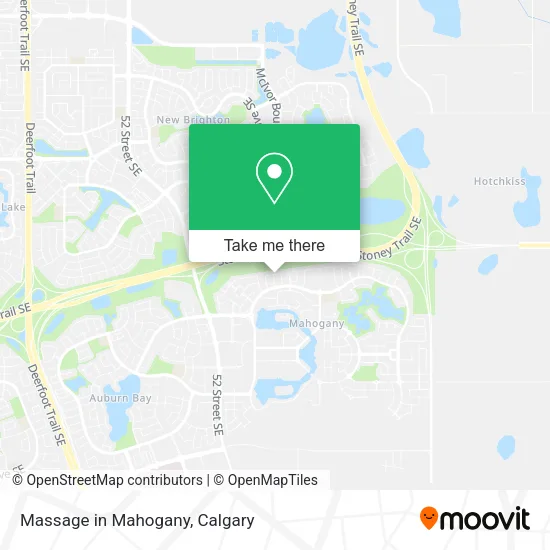 Massage in Mahogany map