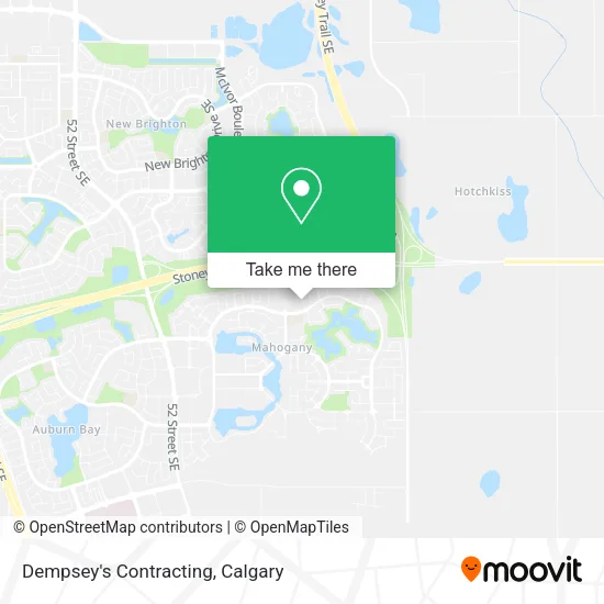 Dempsey's Contracting map