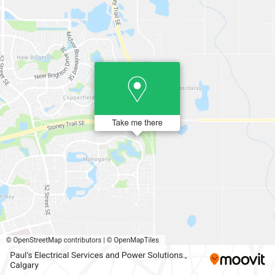 Paul's Electrical Services and Power Solutions. map