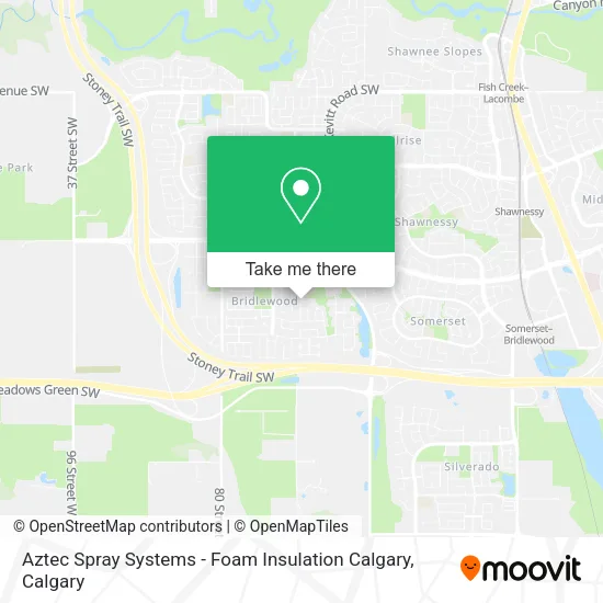 Aztec Spray Systems - Foam Insulation Calgary map
