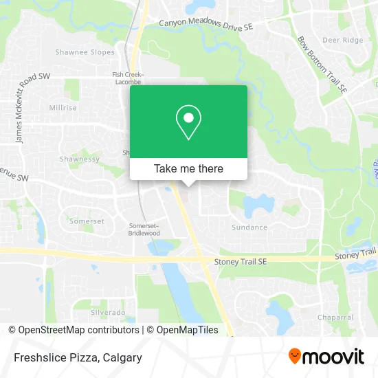 Freshslice Pizza map