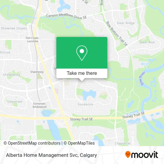 Alberta Home Management Svc map