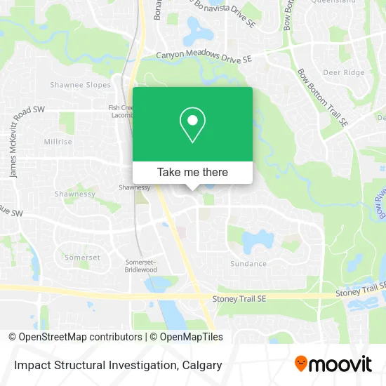 Impact Structural Investigation map