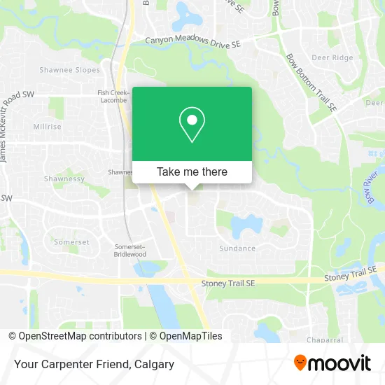 Your Carpenter Friend map